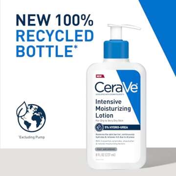 CeraVe Intensive Moisturizing Lotion, Hydro-Urea + Shea Butter, Body Lotion For Dry Skin, Relieves S...