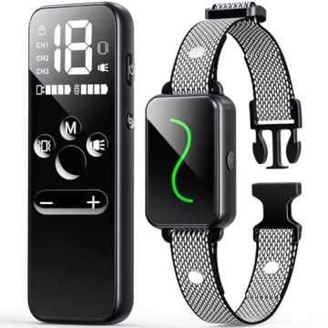 Vsezund Dog Training Collar with Remote - 3 Modes, Waterproof, Up to 2600ft Range