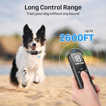 Vsezund Dog Training Collar 3 Modes Waterproof 2600ft Range