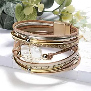 Stylish Fesciory Leopard Bracelet for Women - Boho Chic Jewelry