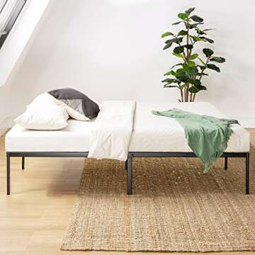 Best Price Mattress Metal Platform Bed Frame with Storage