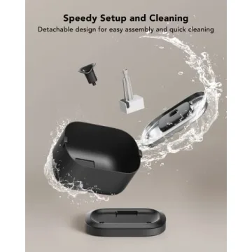 PETLIBRO Cat Water Fountain, Cordless Pet Fountain Battery Operated, 2.5L/84oz Dockstream Water Fountains for Cats Indoor, Cat Fountain with Stainless Steel Tray, Easy to Clean BPA-Free