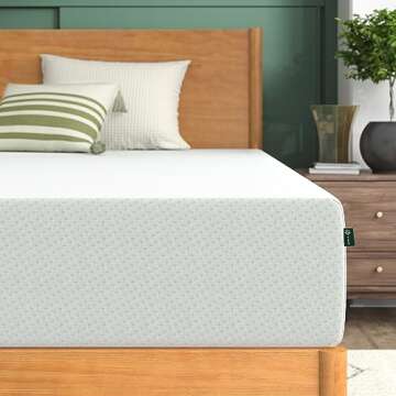 ZINUS 10 Inch Green Tea Memory Foam Mattress, Full, Fiberglass Free, Patented Custom Contour Support...