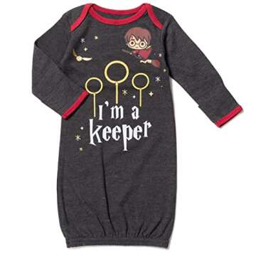 Harry Potter Hedwig Owl Baby Sleeper Gowns 0-6 Months