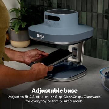 Ninja Crispi Pro 6-in-1 Glass Air Fryer with Recipe Book