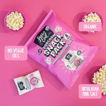 Lesser Evil Buddha Bowl Organic Popcorn Himalayan Pink - 8 Pack