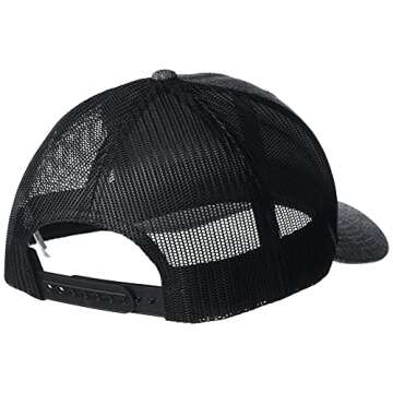 Columbia Men's Mesh Snap Back Hat, Grill Heather/Black, One Size