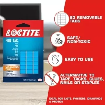 Loctite Fun-Tak 2 oz Removable Mounting Putty for All Uses