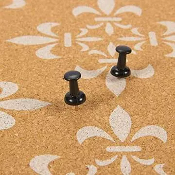 Juvale Cork Bulletin Board - 10 x 24 inch with White Frame, Decorative Rectangle Hanging Pin Board for Office, Bedroom, Home Decor, Message