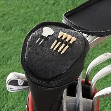 Personalization Universe Embroidered Performance Golfer Driver Headcover - Stylish Golf Club Protection for Dad's Birthday