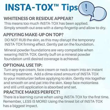 Serious Skincare - INSTA-TOX Instant Line and Wrinkle Filler Face Serum - Firm and Smooth the Look of Fine Lines, Deep Wrinkles and Pores - Temporary Skin Tightener - .75 oz