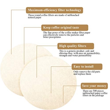 Outus 1000 Paper Filters for Aeropress Coffee Makers