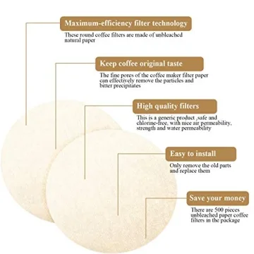 Outus 1000 Paper Filters for Aeropress Coffee Makers