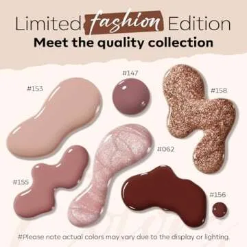 modelones Quick Dry Nail Polish Set - 6 Stunning Colors