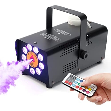 Portable 500W Smoke Machine with LED Lights