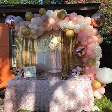 Pastel Orange Balloons 12 inch 50pcs Latex Party Balloons Baby Shower Helium Balloons Blush Birthday Balloon