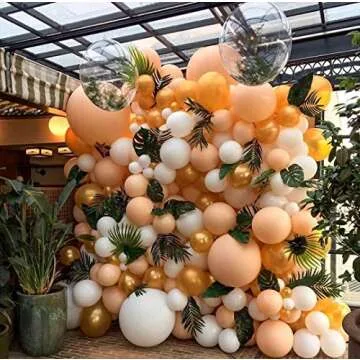 Pastel Orange Balloons 12 inch 50pcs Latex Party Balloons Baby Shower Helium Balloons Blush Birthday Balloon