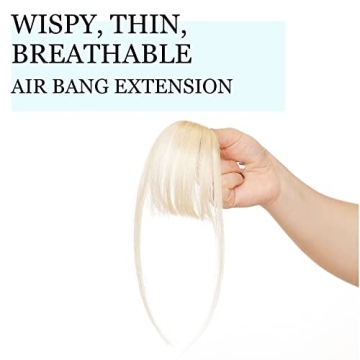 Hairro Clip In Bangs Human Hair Extensions for Women