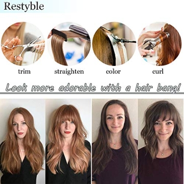 Hairro Clip In Bangs Human Hair Extensions for Women