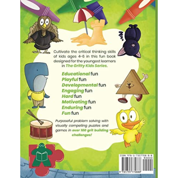 Engaging Logic Workbook for Kids Ages 4-6 with Puzzles