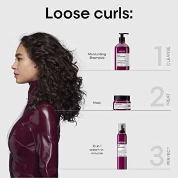 L'Oreal Professionnel Curl Expression Anti Buildup Shampoo - Gently Cleanses & Eliminates Buildup For Curly and Coily Hair Types, Sulfate, Paraben & Silicone Free