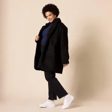 Amazon Essentials Women’s Oversized Teddy Fleece Jacket