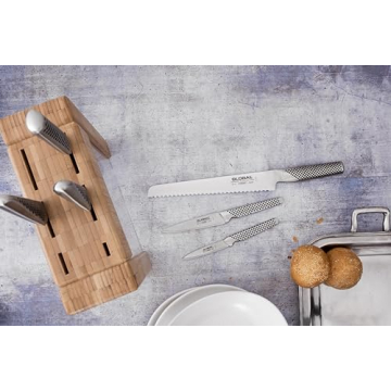 Global 7-piece Knife Block Set for Precision Cooking
