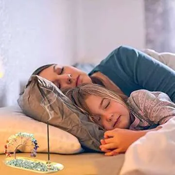 Incense Holder. Crystal Incense Burner Holder. 7 Chakra Crystal Incense Sticks Holder. Incense Trays for Wealth and Luck. Healing Crystals Tree of Life. Yoga Meditation and Home Decor