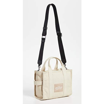 Marc Jacobs Canvas Small Tote Bag Stylish Functional Beige