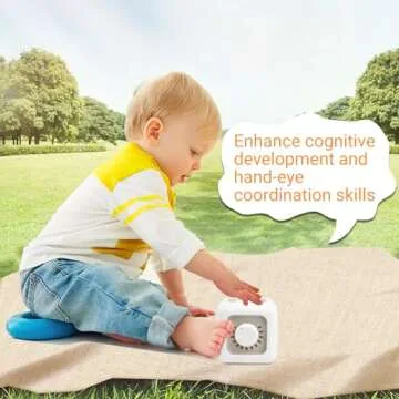 UMEILE Montessori Busy Cube for Toddlers 1-3,Car Travel Toys Busy Board Activity Cube,Learning Stocking Stuffers Educational Birthday Gifts Sensory Baby Toys 12-18 Months