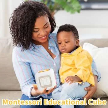 UMEILE Montessori Busy Cube for Toddlers 1-3,Car Travel Toys Busy Board Activity Cube,Learning Stocking Stuffers Educational Birthday Gifts Sensory Baby Toys 12-18 Months