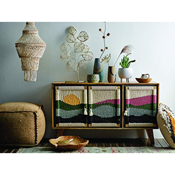 Creative Co-Op White Footed Terracotta Planter for Home