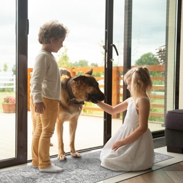 MaxRugrs Washable Stain Resistant Non-Slip Vintage Runner Rug