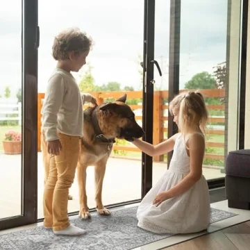 MaxRugrs Washable Stain Resistant Non-Slip Vintage Runner Rug