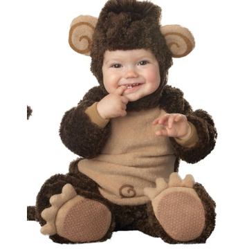 Fun World InCharacter Baby Lil' Monkey Costume for Infants