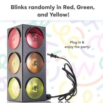 Kicko Traffic Light Prop - Fun Lamp for Kids and Decor