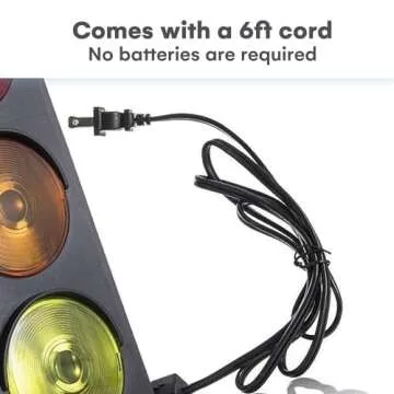 Kicko Traffic Light Prop - Fun Lamp for Kids and Decor