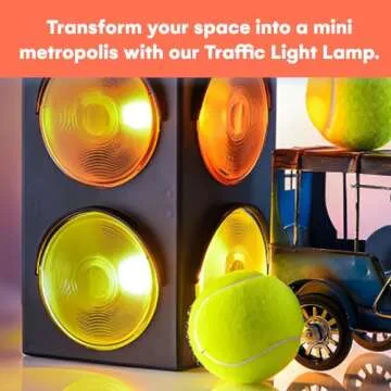 Kicko Traffic Light Prop - Fun Lamp for Kids and Decor