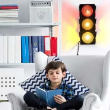 Kicko Traffic Light Prop - Fun Lamp for Kids and Decor