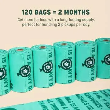 HoldOn Pet Waste Bags - Eco-Friendly & Durable Dog Poop Bags