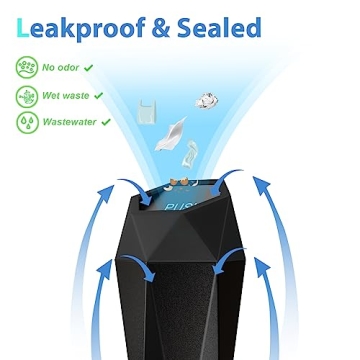 Stylish SINSEN Car Trash Can - Compact & Durable