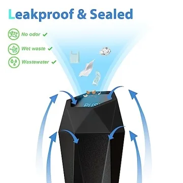 Stylish SINSEN Car Trash Can - Compact & Durable