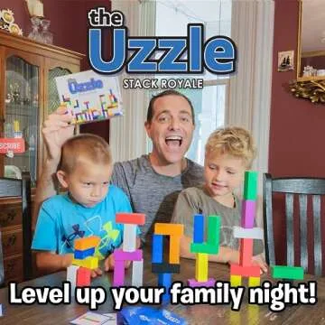 Uzzle Stack Royale Fun Board Game for Children & Adults