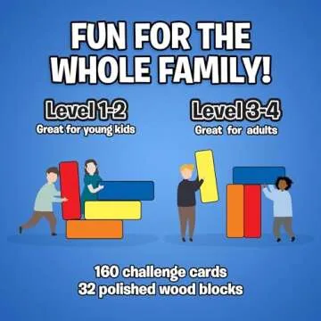 Uzzle Stack Royale Fun Board Game for Children & Adults