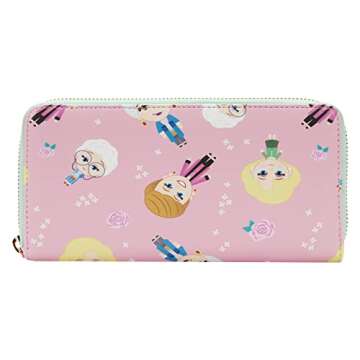 Golden Girls Chibi Art Faux Leather Wallet | Loungefly
