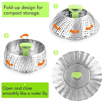 Versatile Consevisen Vegetable Steamer Basket for Healthy Cooking
