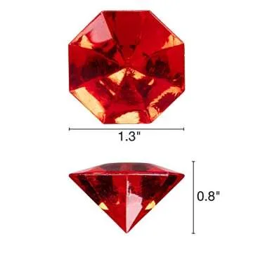 Jollylife Acrylic Diamond Gems 36PCS for Parties