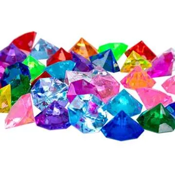 Jollylife Acrylic Diamond Gems 36PCS for Parties