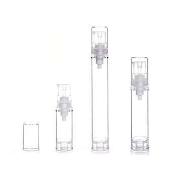 12Pcs Portable Empty Refillable Clear Plastic Airless Vacuum Pump Bottle Cosmetic Make-up Cream Loti...