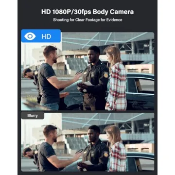 BOBLOV KJ25 Body Camera 1080P Night Vision 10-13Hrs